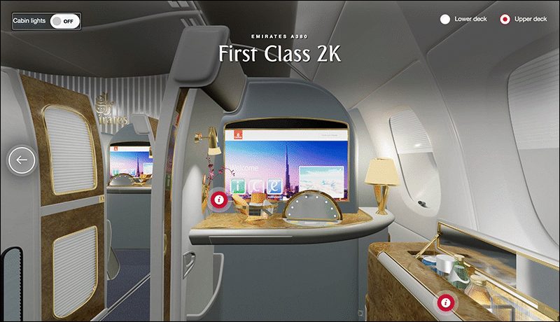 阿聯酋航空 以 VR虛擬實境 帶領旅客探索 A380 客艙奢華全貌 - 電腦王阿達