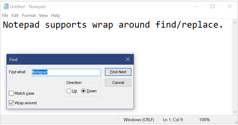 Windows Notepad Windows Notepad