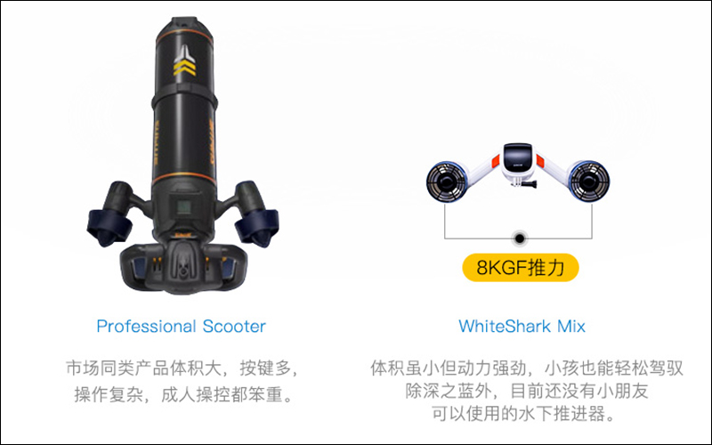 Sublue深之藍白鲨MIX 水下推進器 ,適合所有人的玩水神器! - 電腦王阿達 Sublue深之藍白鲨MIX 水下推進器 ,適合所有人的玩水神器! - 電腦王阿達