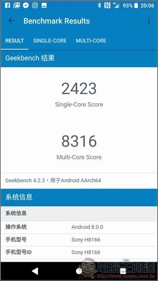 Sony Xperia XZ2 Premium 效能測試 -09 Sony Xperia XZ2 Premium 效能測試 -09