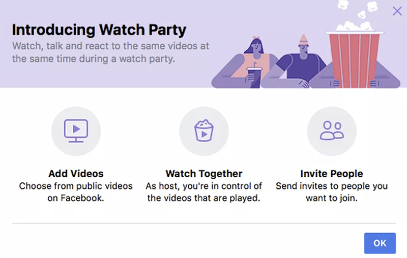 能跟朋友一起線上看片的 Facebook Watch Party 推出，今晚挑哪部影片同樂？（斜眼） - 電腦王阿達