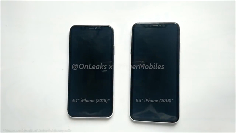 iPhone X Plus 6.5 吋、 iPhone 6.1 吋樣機影片曝光 - 電腦王阿達