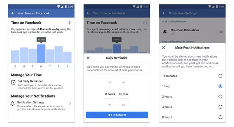Facebook 與 Instagram 增加社群平台 使用時間控管功能 , 不想讓你太沉迷 - 電腦王阿達 使用時間控管功能