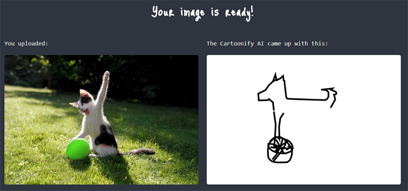AI 塗鴉拍立得變身網頁版 Cartoonify ，上傳照片就幫你轉成塗鴉 - 電腦王阿達
