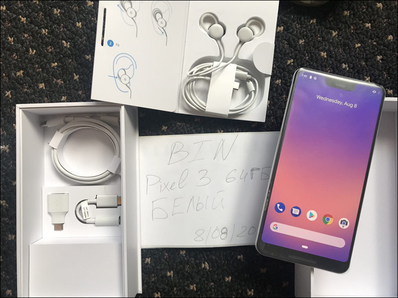 Google Pixel 3 XL 提前被國外達人開箱,疑似附贈 USB-C 版 Pixel Buds 耳機 - 電腦王阿達 Google Pixel 3 XL 提前被國外達人開箱,疑似附贈 USB-C 版 Pixel Buds 耳機 - 電腦王阿達