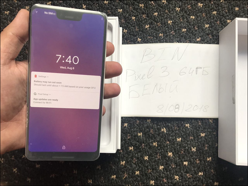 Google Pixel 3 XL 提前被國外達人開箱,疑似附贈 USB-C 版 Pixel Buds 耳機 - 電腦王阿達 Google Pixel 3 XL 提前被國外達人開箱,疑似附贈 USB-C 版 Pixel Buds 耳機 - 電腦王阿達