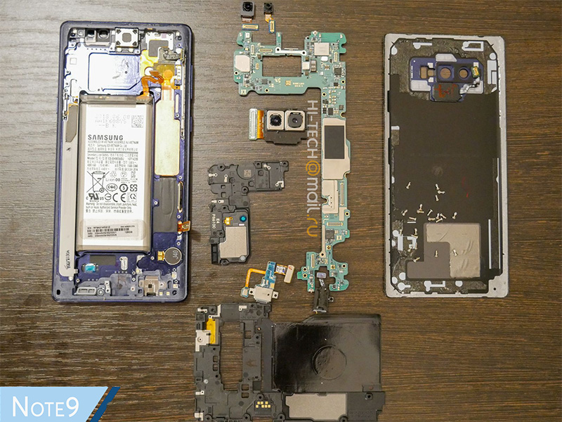 Samsung Galaxy Note 9 拆解 出爐 ， 更小的元件、更好的冷卻系統 - 電腦王阿達