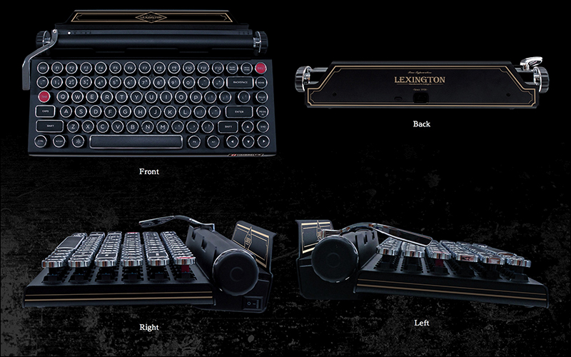 《 惡靈古堡2 重製版 》聯名 Qwerkywriter 推打字機藍牙機械式鍵盤 - 電腦王阿達 《 惡靈古堡2 重製版 》聯名 Qwerkywriter 推打字機藍牙機械式鍵盤 - 電腦王阿達