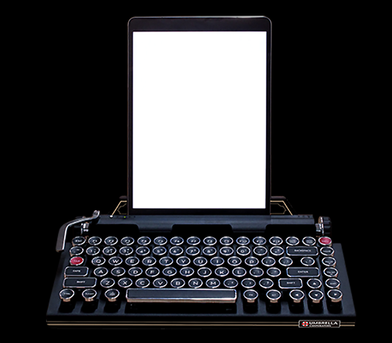 《 惡靈古堡2 重製版 》聯名 Qwerkywriter 推打字機藍牙機械式鍵盤 - 電腦王阿達