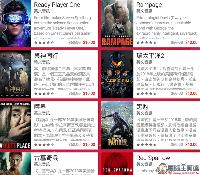 超便宜!可以看 Google 電影 或 航海王漫畫 ,都只要 10 元! - 電腦王阿達 超便宜!可以看 Google 電影 或 航海王漫畫 ,都只要 10 元! - 電腦王阿達