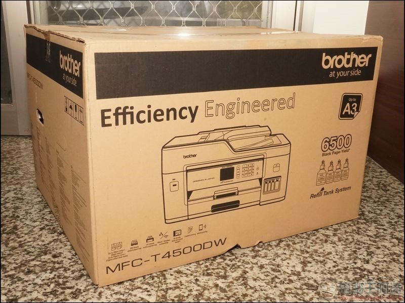BROTHER MFC-T4500DW 開箱 -01 BROTHER MFC-T4500DW 開箱 -01