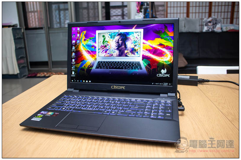 喜傑獅 CJSCOPE QX-350 RX 筆電開箱、評測 擁有桌上型效能,遊戲與工作兼具的超值選擇 - 電腦王阿達 CJSCOPE QX-350 RX