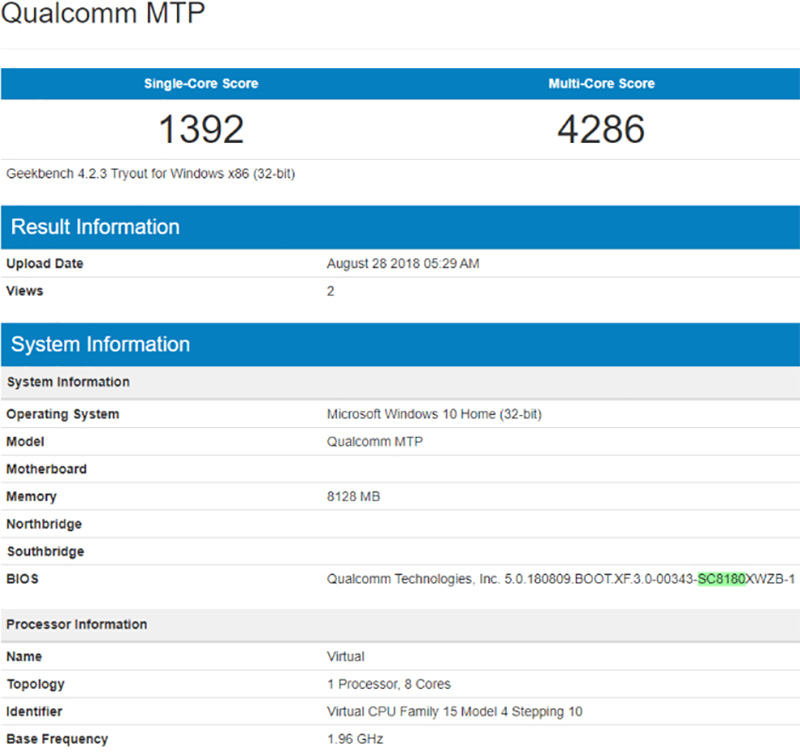 Snapdragon 8180 Snapdragon 8180