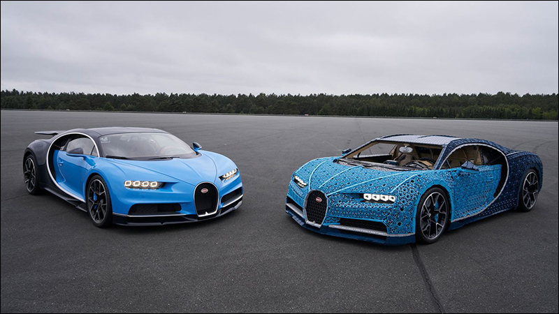 LEGO樂高 打造1：1的 Bugatti Chiron 超跑樂高版，還真的可以開！ - 電腦王阿達