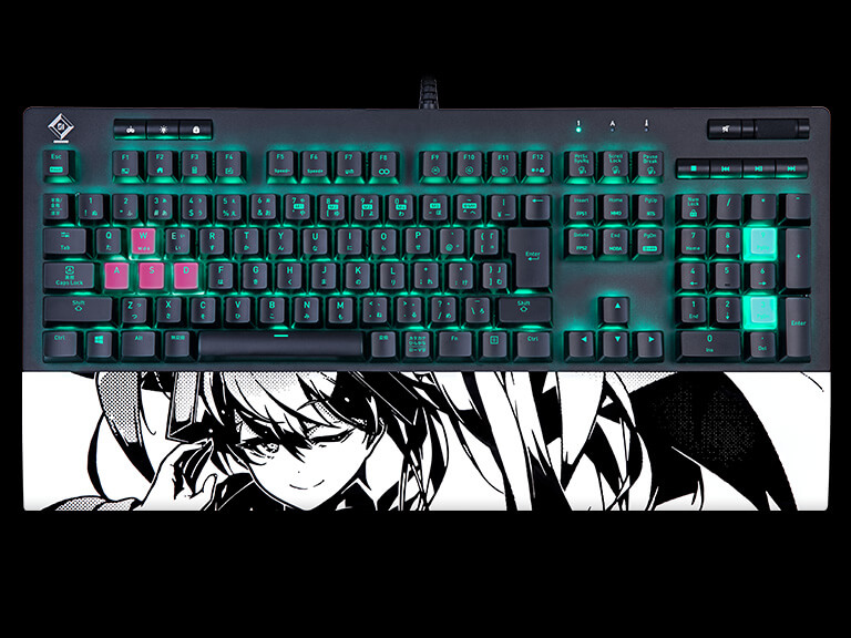 「TSUKUMO」攜手台灣曜越科技 將販售 初音 apapico 插圖 機械鍵盤 與 滑鼠 - 電腦王阿達