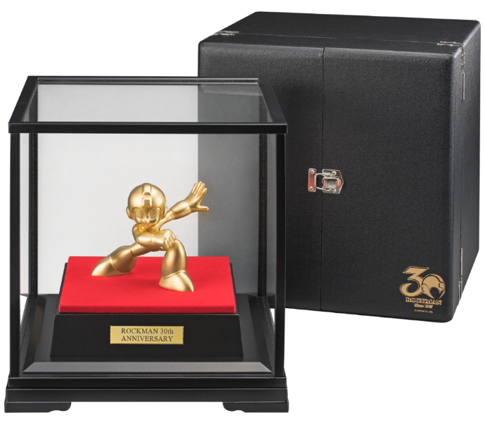 洛克人 30 週年純金模型 與紀念幣 懷舊又高貴的紀念商品 - 電腦王阿達