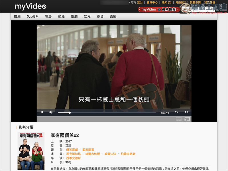 myVideo 「0元強片」正版電影、戲劇免費線上看 - 電腦王阿達 myVideo 「0元強片」正版電影、戲劇免費線上看 - 電腦王阿達