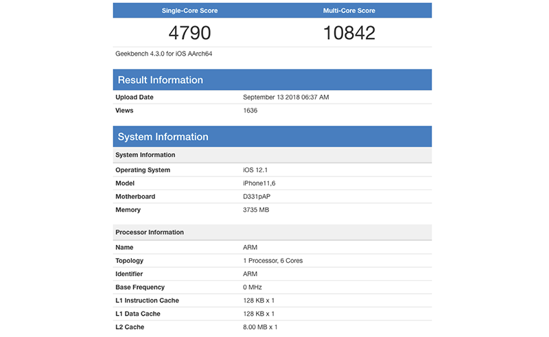 搭載 4GB RAM!? iPhone Xs 跑分 成績疑似提前出爐 - 電腦王阿達 搭載 4GB RAM!? iPhone Xs 跑分 成績疑似提前出爐 - 電腦王阿達
