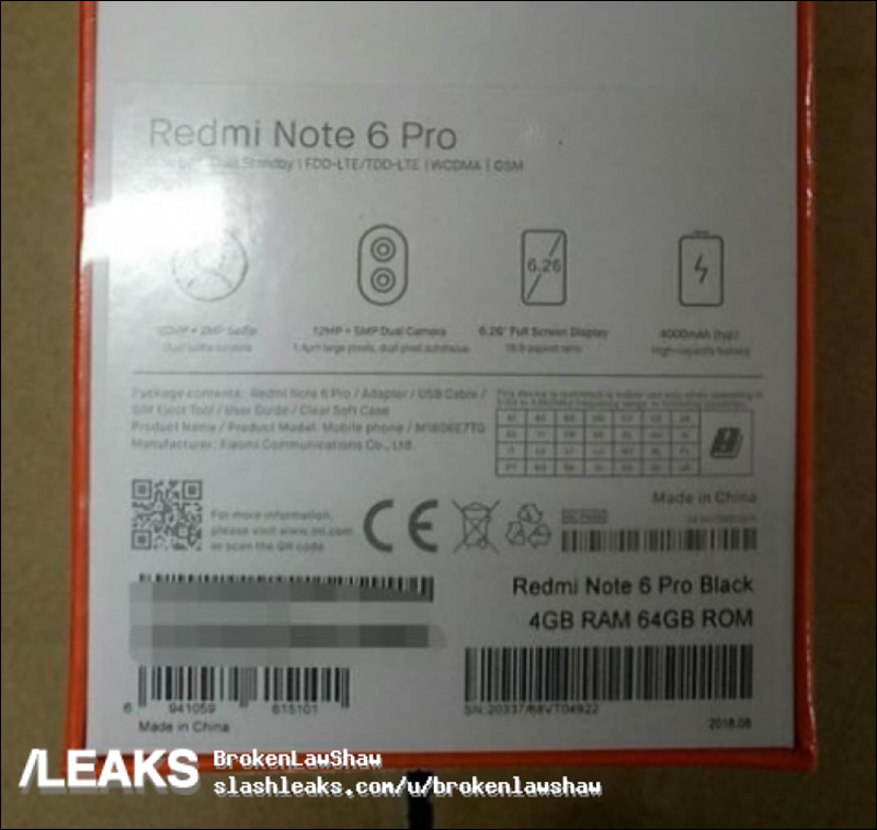 紅米 Note 6 Pro 完整規格、動手玩影片全曝光！ 6.26 吋螢幕、前後雙鏡頭 - 電腦王阿達