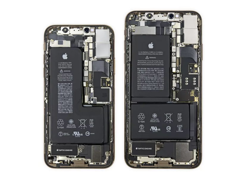 iPhone XS / XS Max 被 iFixit 拆解 ，電池有重大改變 - 電腦王阿達