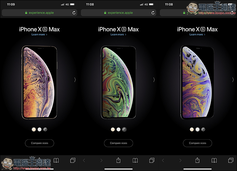 Apple 悄悄推出 iPhone XS/ XS Max 的 3D互動網頁 - 電腦王阿達