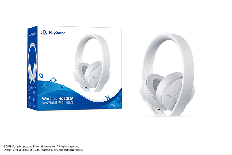PlayStation 4 平台無線耳罩式耳機組 推出限量白色款 - 電腦王阿達