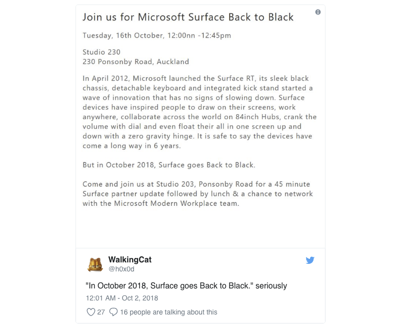 微軟確認將帶來 「黑化」款 Surface 裝置 ，你買單嗎？ - 電腦王阿達