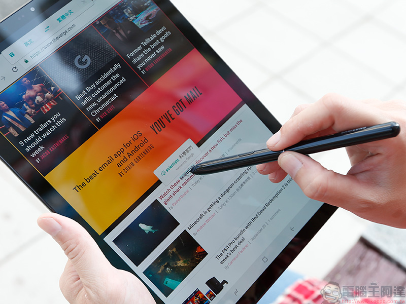 Samsung Galaxy Tab S4 暢快大螢幕平板 開箱、評測、實測 , 影音響宴 隨時開演 - 電腦王阿達 Samsung Galaxy Tab S4 暢快大螢幕平板 開箱、評測、實測 , 影音響宴 隨時開演 - 電腦王阿達