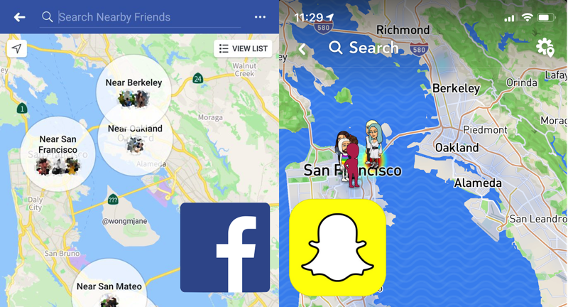 Facebook-Nearby-Friends-Vs-Snap-Map.png Facebook Nearby Friends Vs Snap Map