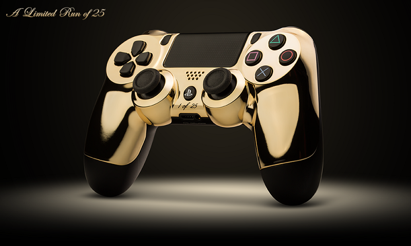 滿手盡握黃金把! 鍍金加鑽石點綴 DUALSHOCK 4無線控制器 開放訂購 - 電腦王阿達 滿手盡握黃金把! 鍍金加鑽石點綴 DUALSHOCK 4無線控制器 開放訂購 - 電腦王阿達