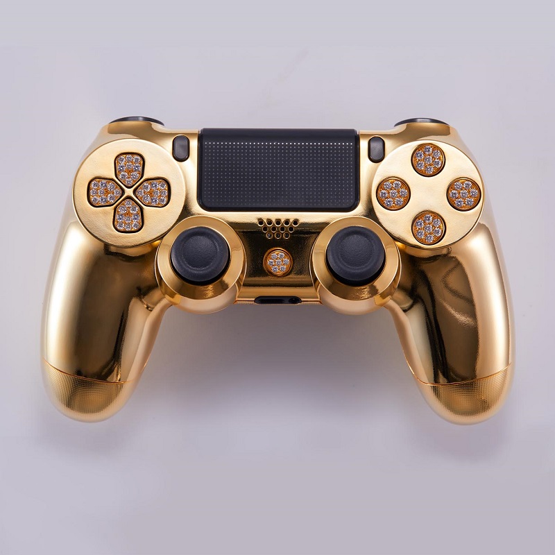 滿手盡握黃金把! 鍍金加鑽石點綴 DUALSHOCK 4無線控制器 開放訂購 - 電腦王阿達 滿手盡握黃金把! 鍍金加鑽石點綴 DUALSHOCK 4無線控制器 開放訂購 - 電腦王阿達