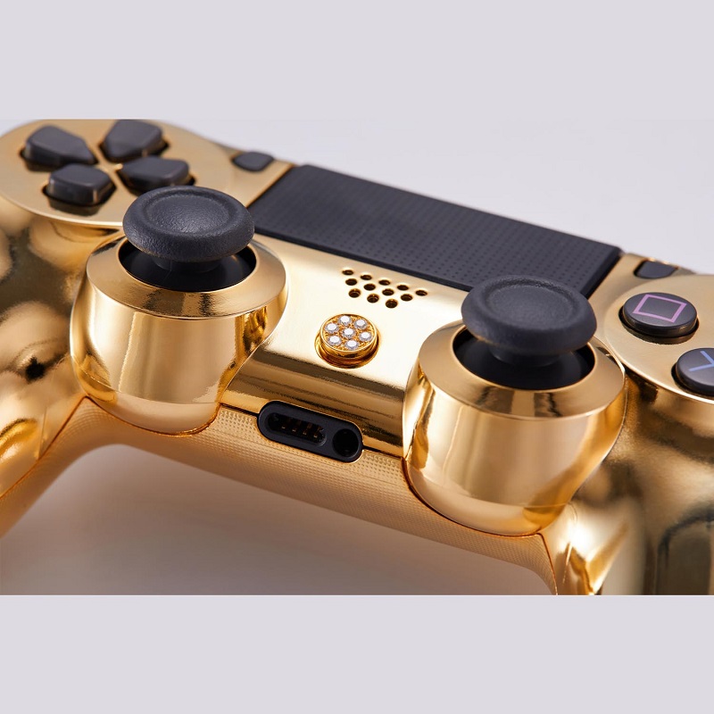 滿手盡握黃金把! 鍍金加鑽石點綴 DUALSHOCK 4無線控制器 開放訂購 - 電腦王阿達 滿手盡握黃金把! 鍍金加鑽石點綴 DUALSHOCK 4無線控制器 開放訂購 - 電腦王阿達