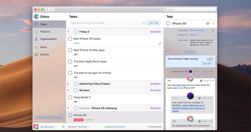團隊任務管理工具 Cirkus 限時免費,macOS 與 iOS 皆可享有 - 電腦王阿達 團隊任務管理工具 Cirkus 限時免費,macOS 與 iOS 皆可享有 - 電腦王阿達