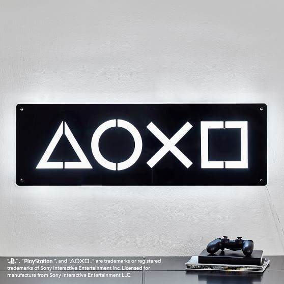 The playstation collection by pbteen icon wall light 1 c