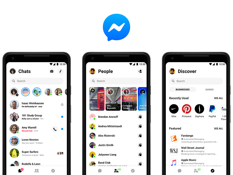 Facebook 推出簡化版 Messenger：Messenger 4 ，提供更簡單的操作與更個性化的對話方式 - 電腦王阿達