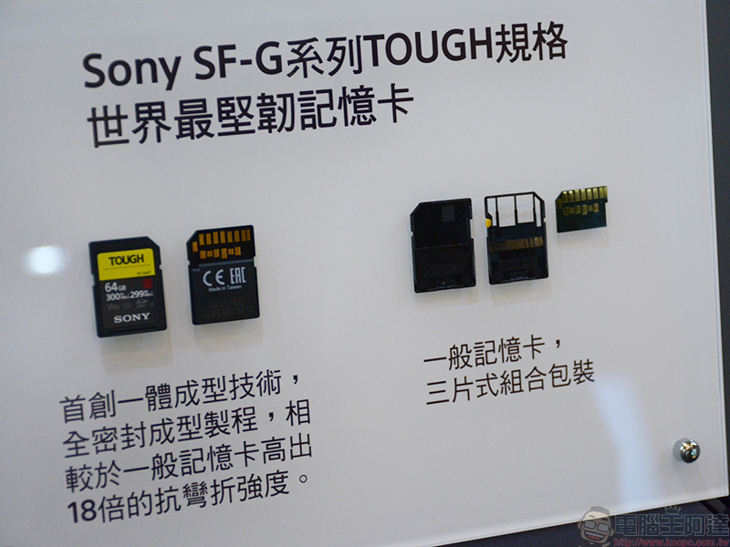 最硬最快最耐操！ Sony SF-G TOUGH 系列 SDXC 記憶卡正式在台發售 - 電腦王阿達