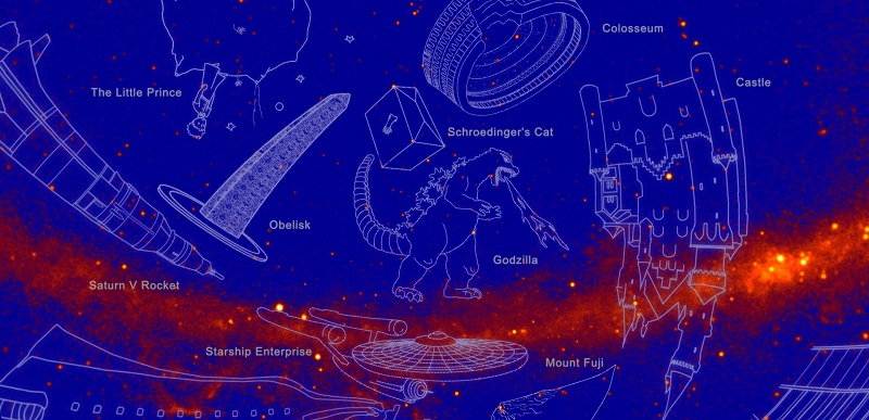 NASA公開22個 伽瑪射線星座 哥吉拉、浩克皆為星座名 - 電腦王阿達 NASA公開22個 伽瑪射線星座 哥吉拉、浩克皆為星座名 - 電腦王阿達