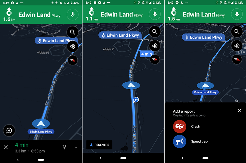 Google Maps 也能「測速照相」與「車禍」警示與回報 ，部分地區現已獲得 - 電腦王阿達