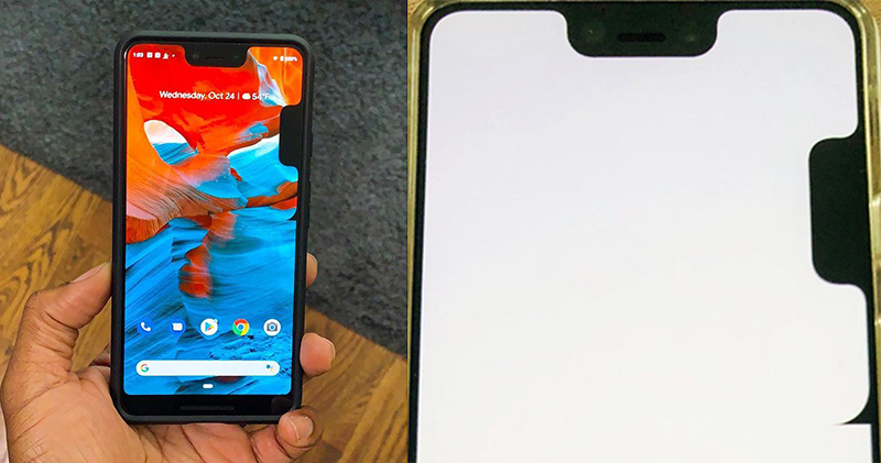Pixel 3 XL 出現第二個瀏海 Pixel 3 XL 出現第二個瀏海