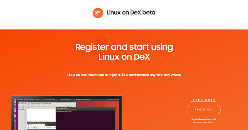 Samsung 開測 Linux on DeX 計畫， 讓你用 Android 設備也能編寫程式 - 電腦王阿達