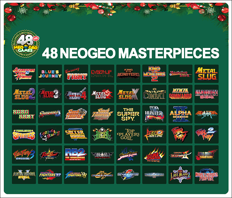 SNK NEOGEO mini 聖誕限定版 收錄多達 48 款經典遊戲作品 - 電腦王阿達 SNK NEOGEO mini 聖誕限定版 收錄多達 48 款經典遊戲作品 - 電腦王阿達