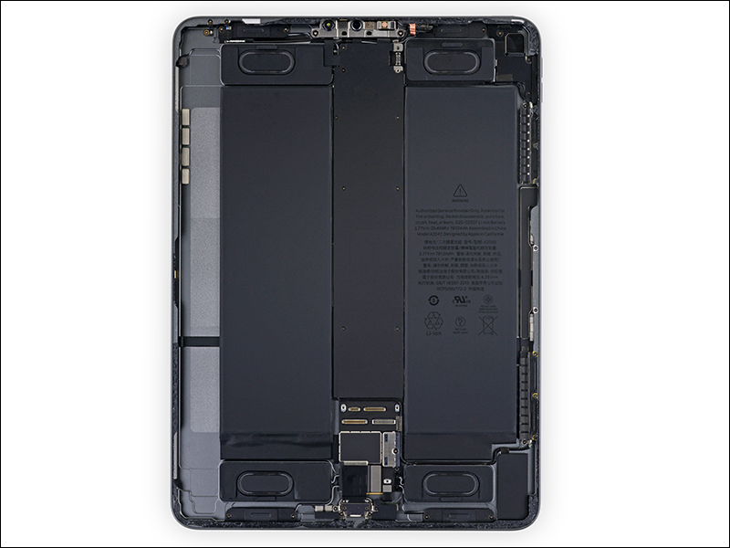 iPad Pro (2018) 被 iFixit 拆解：4 組（8 顆）揚聲器、電池微幅縮小、更容易維修 - 電腦王阿達
