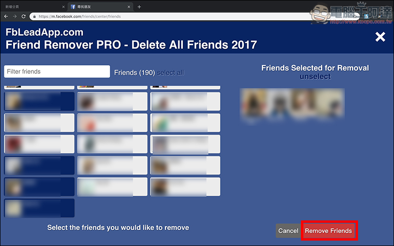 Facebook Friend Remover PRO Chrome 瀏覽器外掛,一鍵刪除沒交集的 FB 好友 - 電腦王阿達 Facebook Friend Remover PRO Chrome 瀏覽器外掛,一鍵刪除沒交集的 FB 好友 - 電腦王阿達