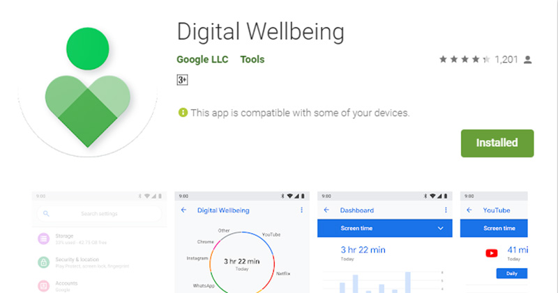  Digital Wellbeing 