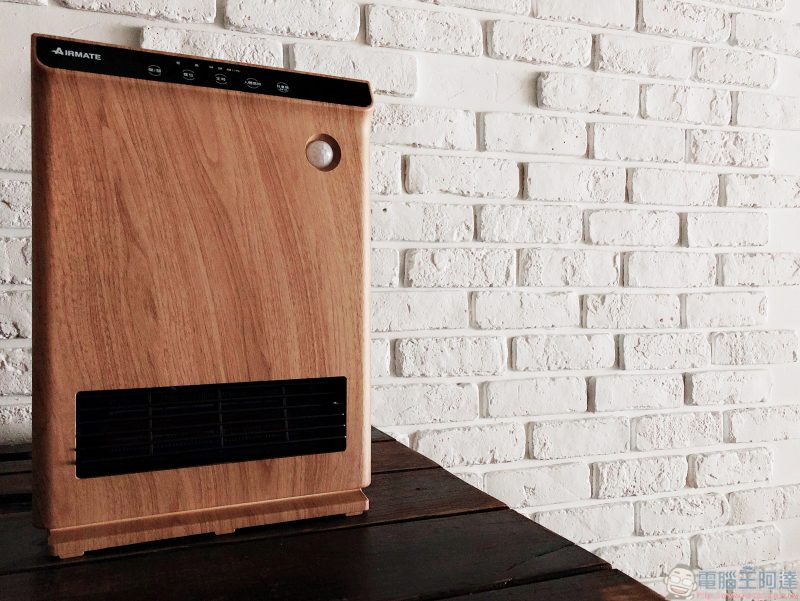 AIRMATE 艾美特人體感知陶瓷式電暖器 HP12105R 開箱：木質美型、優異效能、智能感知的冬日良伴 - 電腦王阿達