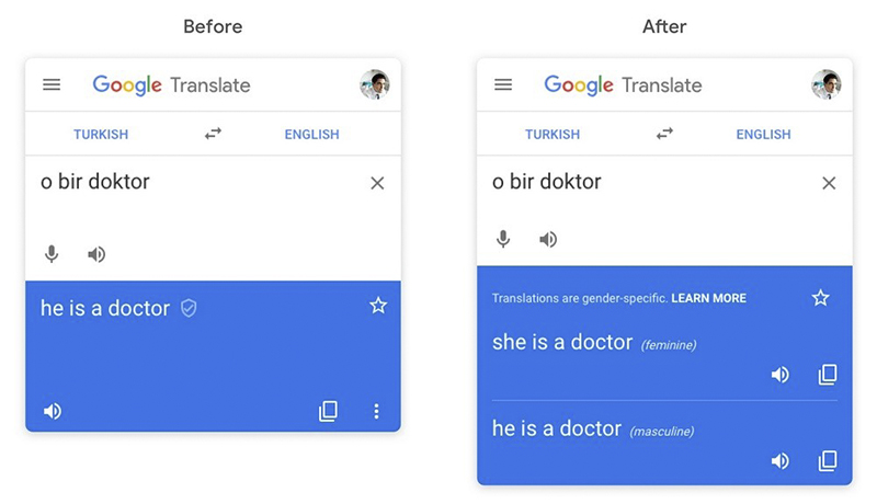 你與妳都很重要， Google 翻譯將為不同性別 提供更多結果 - 電腦王阿達