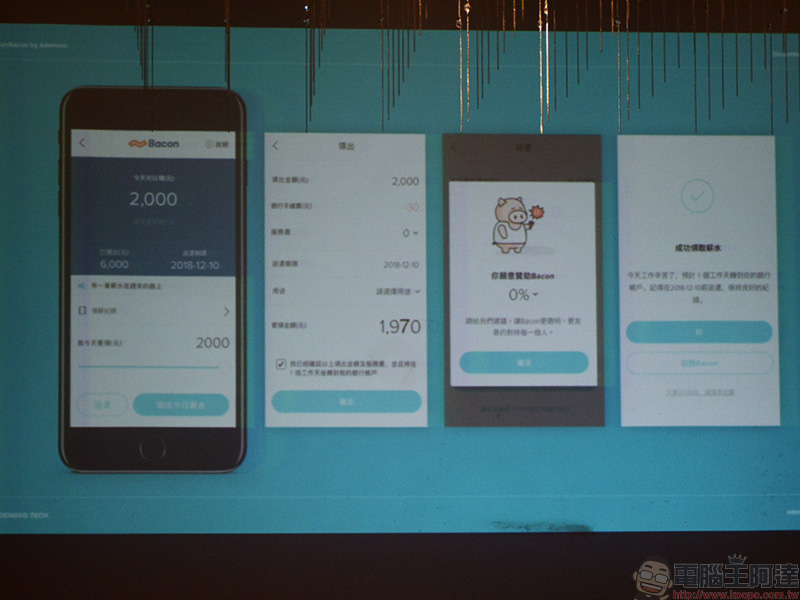 ADENOVO 推出「 aifianBacon 培根日薪 」新服務,提供月薪族更靈活資金運用 - 電腦王阿達 ADENOVO 推出「 aifianBacon 培根日薪 」新服務,提供月薪族更靈活資金運用 - 電腦王阿達