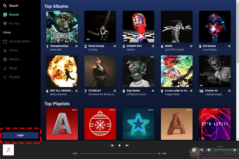 第三方自主開發 Apple Music 網頁版 ， 讓使用者不裝軟體也可以聆聽音樂 - 電腦王阿達