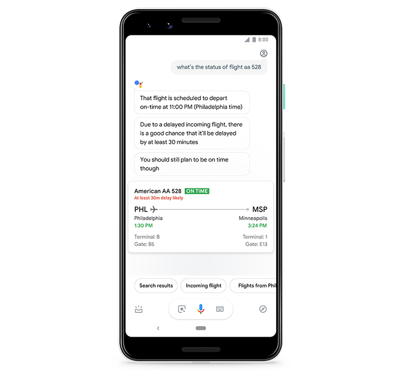超神， Google Assistant 支援航班誤點預測 新功能 - 電腦王阿達
