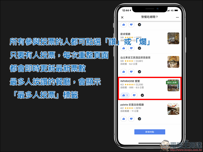 Google Maps 票選最佳去處功能 使用教學:聚餐不知吃哪間餐廳?一起投票決定吧! - 電腦王阿達 Google Maps 票選最佳去處功能 使用教學:聚餐不知吃哪間餐廳?一起投票決定吧! - 電腦王阿達